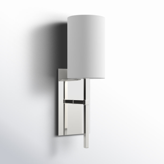 Lyla Single Light Steel Dimmable Wallchiere Reviews Birch Lane